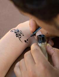 Henna Black Henna Blue Henna Tattoos